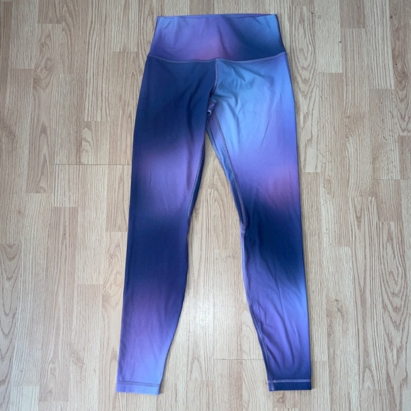 Lululemon Align High Rise 28” Purple and Gray Full Length Legging Pant Size 8 - Picture 4 of 10